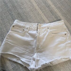 White Denim Women's Shorts